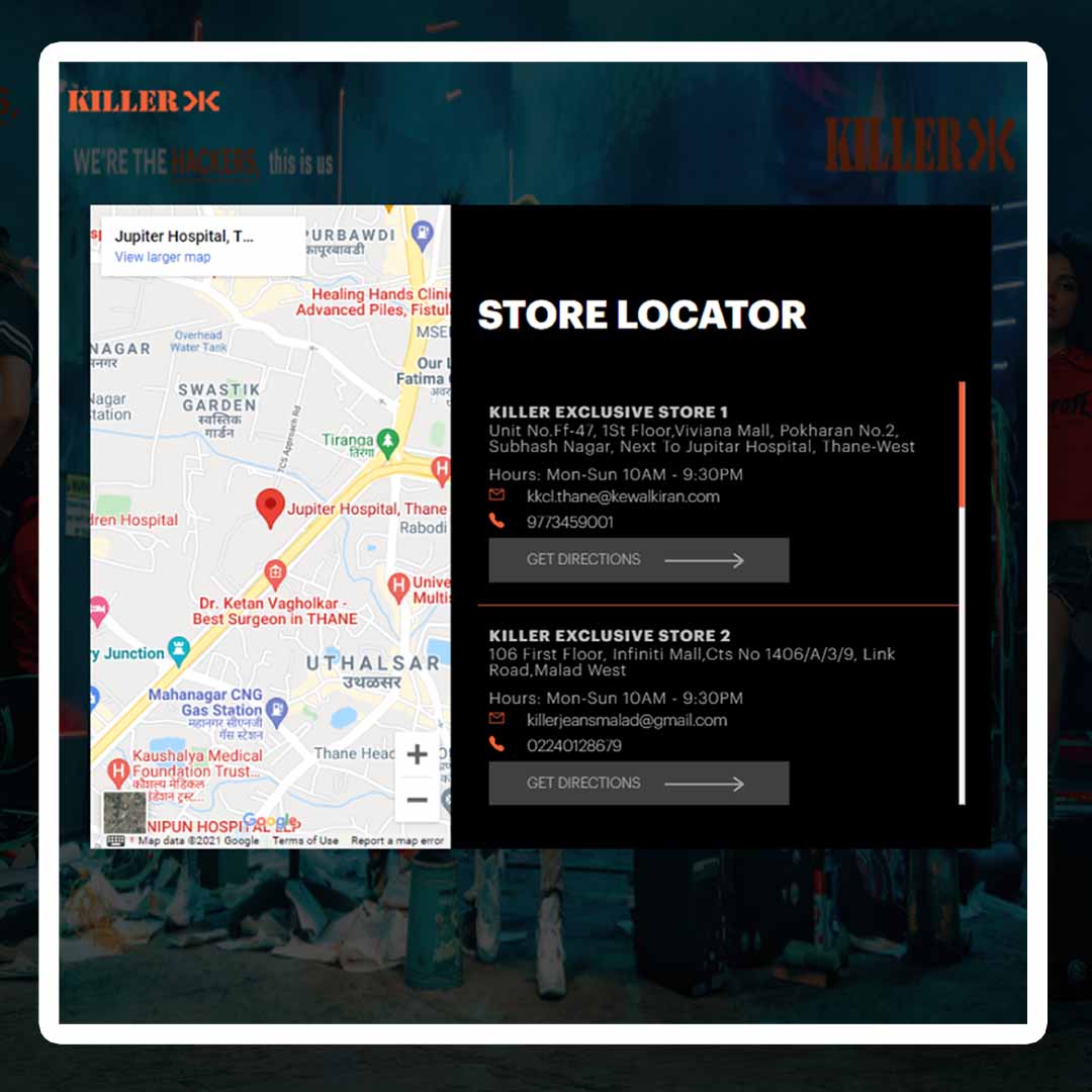 Killer Store Locator Dynamic Website